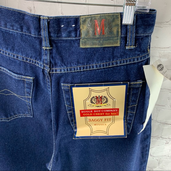 NWT Bugle Boy Baggy Mom 90s Jeans - Picture 6 of 9